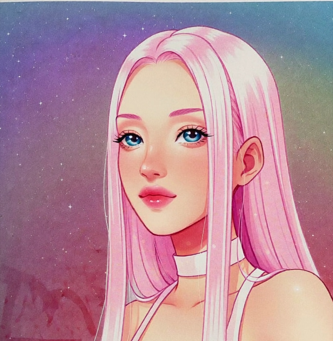 Anime AI portrait style
