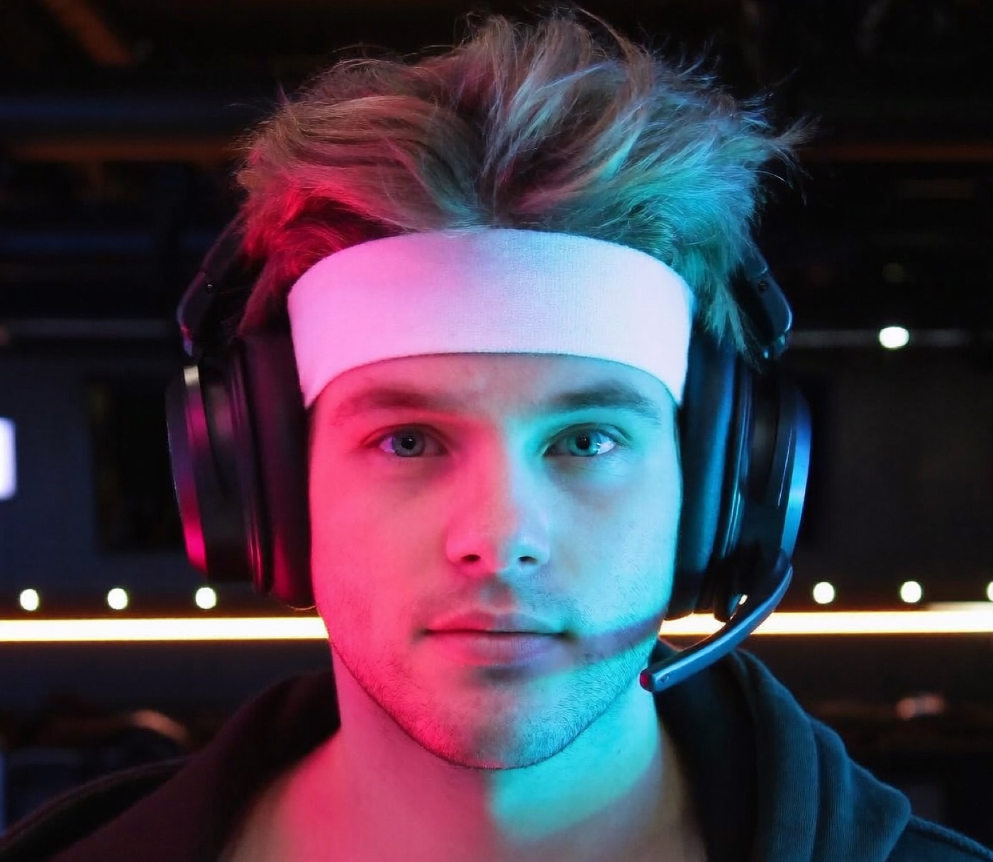Gamer AI portrait style